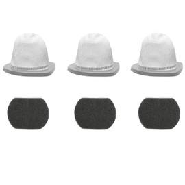 Nispira 2033 20334 1611508 Lightweight Vacuum Filter Replacement with Foam For Bissell Featherweight Stick Bagless Cleaner 20331, 20333, 20336, 20339, 2033M, 3 Packs