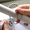24 Pack Shower Curtain Hooks Stainless Steel, Rustproof Shower Curtains