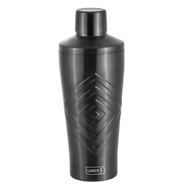 LURCH Cocktail Shaker 600 ml 3-Piece with Integrated Sieve Smokey Grey