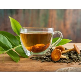 Ritual Gourmet - Té Verde ENERGY BOOSTER con Hongos Cordyceps - Te Verde Orgánico, sin Azúcar con Hongos Adaptógenos para Vitalidad y Bienestar