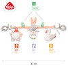 Fehn Safari Pram Chain / Clip Toy - 074550 Swan
