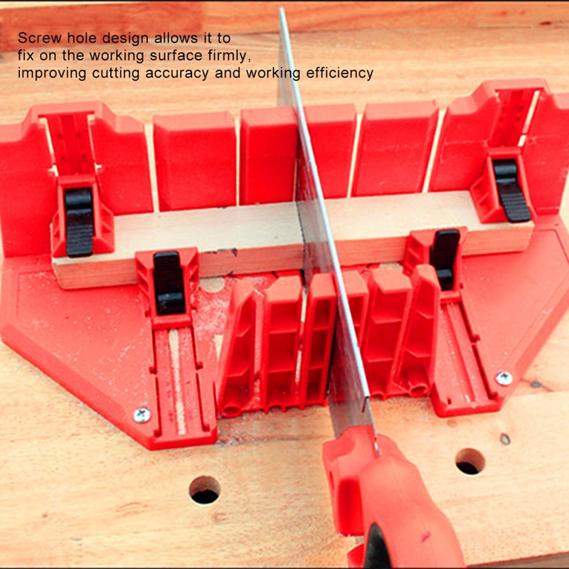 Multi function Miter Saw Box Cabinet Case 22.5/45/90 Degree Wood