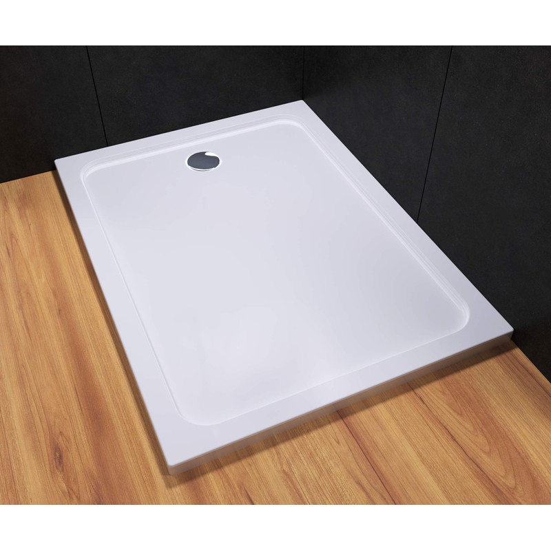 IMPTS Extra Flat Shower Drain Set 90 mm, Drain Hole