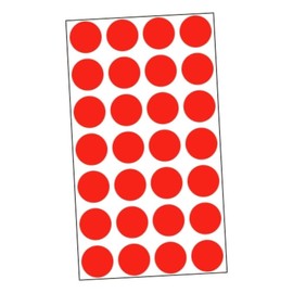 Labeling Paper Diameter 19mm - Office Organization Supplies, Daily Stationery, Gel Stickers