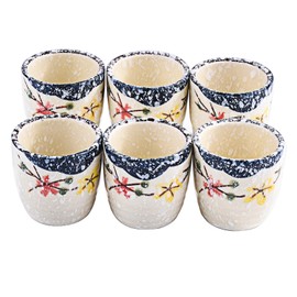 Swlthwen Porcelain Sake Cups, Set of 6 Wine Cups for Japanese Wine