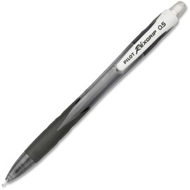 Pilot Rexgrip, Lapicero Retráctil Negra, 0.5 mm, Doce Piezas (51220)