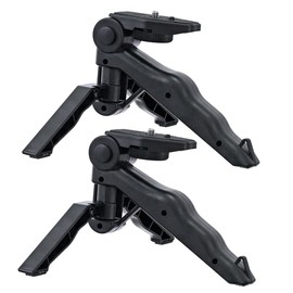 Operitacx 2pcs Mini Tripod Stand for Phone Camera Tabletop Holder for Live Streaming Video Calls and Travel Photography Lightweight Portable Design