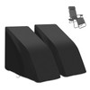 Fizentia 2-Pcs Zero Gravity Chair Cover,Waterproof Folding Lawn Lounge Chairs