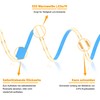Lichaser USB COB LED Strip 2 m, 6 Rolls 5