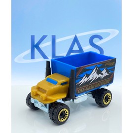 Hot Wheels Baja Hauler (Blue, Gold & Black) 3/5 HW Haulers - 2023-33/250(Short Card) - COMES IN A KLAS CAR KEEPER PROTECTIVE COLLECTORS CASE - HKJ98