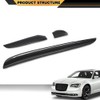 CNNELL Central Control Dashboard Cover Trim Bezels Compatible with Chrysler