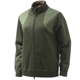 Beretta Women's Honor Windstop Wool and Cotton Outdoor Hunting Sweater, Green, Large