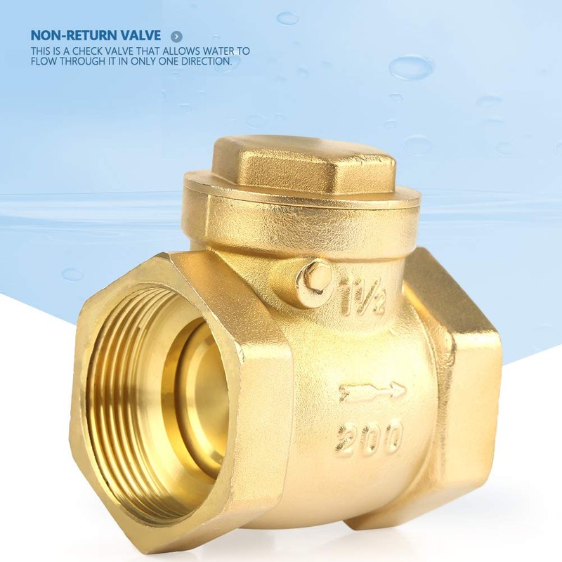 DN40 Check Valve1-1/2 BSP Swing Check Valve Non-Return ValveBrass Non-Return