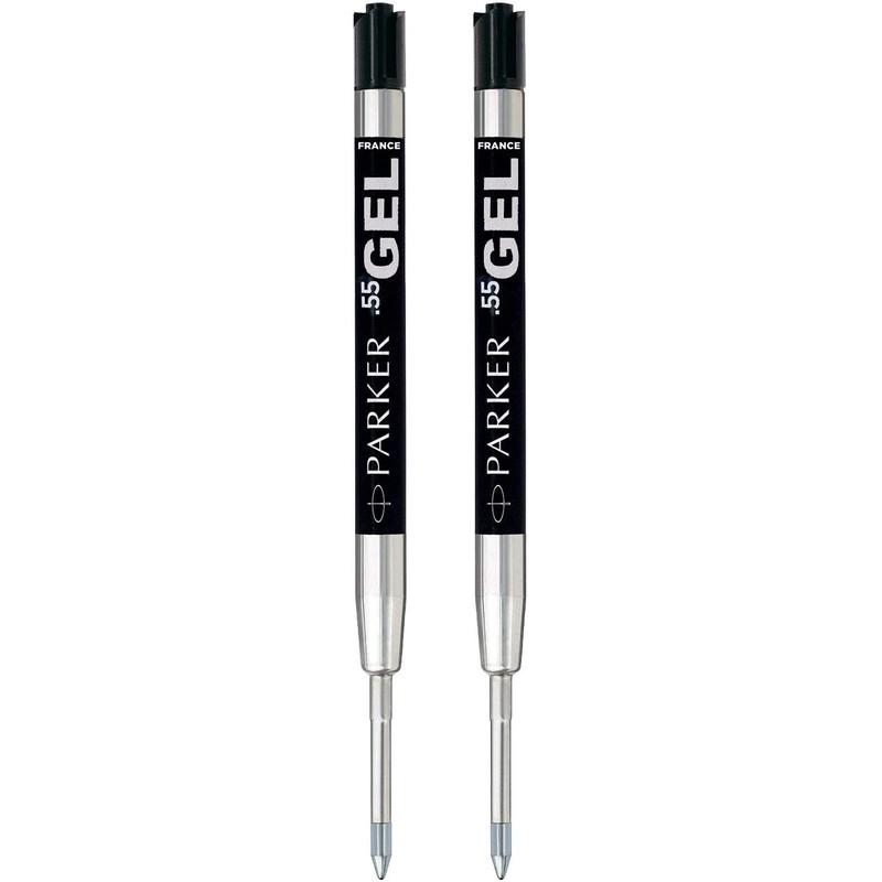 Parker Quink Gel Ballpoint Pen Refills - 0.5mm Fine Tip