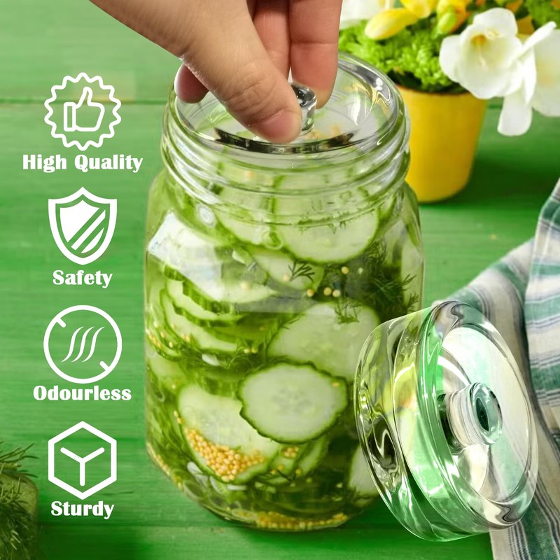 YADOBIG Fermentation Weights, Glass Weights for Fermenting, Fermentation Weights, Fermentation