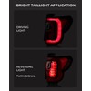 Chee Lyee LED Tail Lights Compatible with GMC Acadia SL