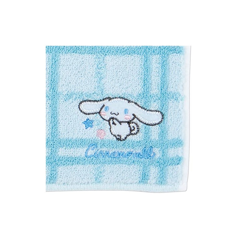 Sanrio 305561 Cinnamoroll, Petite Towel (Checked)