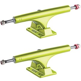 Ace Trucks MFG Skateboard Trucks AF1 Satin Lime 77 (9.5'' Axle) Pair