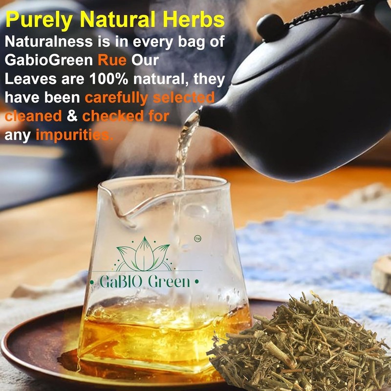 RUE Dried Herbs Ruda Seca, Ruda Graveolens, rue leaves and
