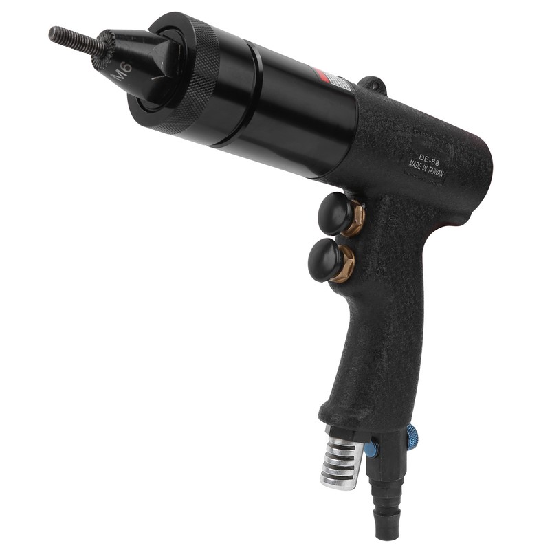 M6/M8 Riveter Gun Aluminum Pneumatic Rivet Nut Kit Self‑Locking Joint