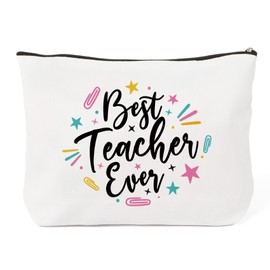 MystiCharm Teacher Appreciation Gifts Graduation Gift Christmas Valentine End of Year Teachers Retirement Presents Thank You Gifts Original Special Makeup Cosmetic Bag Presents Idea for Teachers