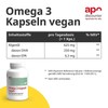 Apodiscounter Omega 3 Capsules Vegan from Algae Oil 3 x