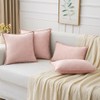 MIULEE Pack of 2 Couch Throw Pillow Covers 16x16 Inch