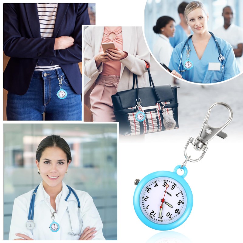 Xinjieda Fob Watch Nurses Watch Simple Metal Nurses Fob Watch
