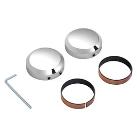 XMT-MOTO Front Fork Stem Upper Nut Covers Fit For Harley Dyna Street Bob 2009-2020