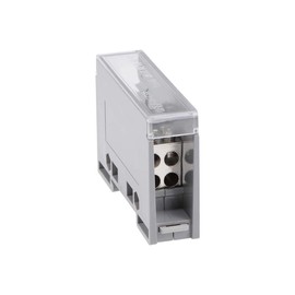 uxcell 1 in 4 Out DIN Rail Terminal Blocks 690V Connectors Distribution Block