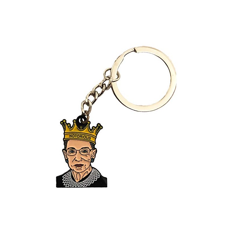 Balanced Co. Ruth Bader Ginsburg Keychain Notorious RBG Keychain (Keychain)