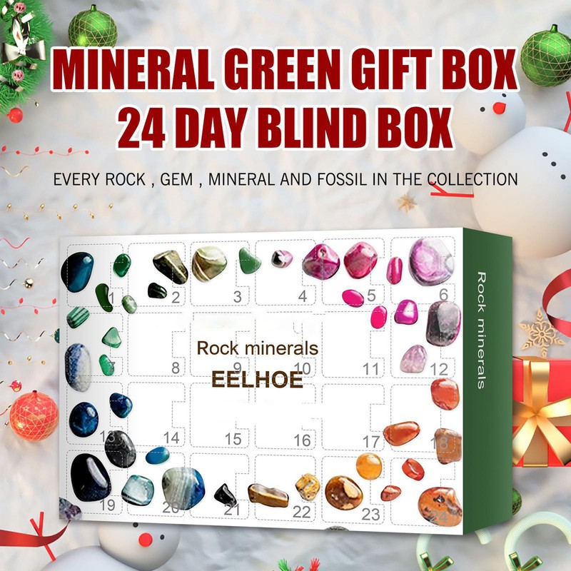 Christmas Ore Gift Box Countdown Calendar Multi Colors Fashion Surprise