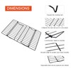 SCDGRW 3-Tier Stackable Cooling Racks, Stainless Steel Wire Rack Baking