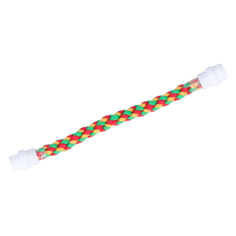 Bird Toys, Colorful U Shape Cotton Rope Bird Resting Perches