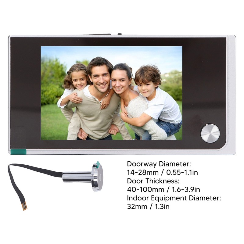 3.5 Inch LCD Digital Door Viewer Electronic Monitor Visual Door