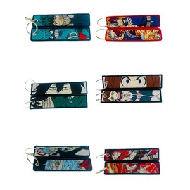 My Hero Embroidery Keychain - Style: Chizome Akaguro “Stain”