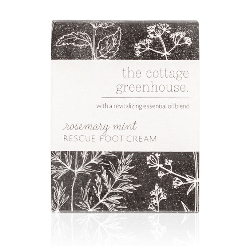 The Cottage Greenhouse Rosemary Mint Foot Cream | 6 oz