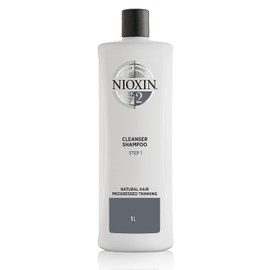 NIOXIN - Champú antigrasa limpiador - para Cabello Fino, Natural y muy Debilitado - Sistema 2 - paso 1 - 1L