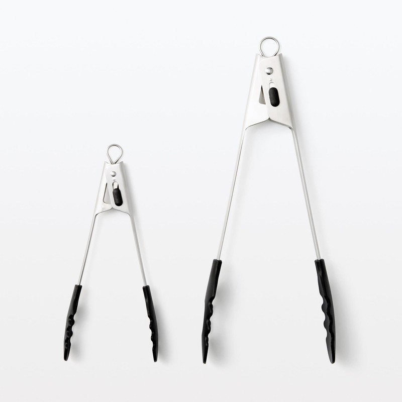 MUJI 83913182 Cooking Tongs/Stopper, Large