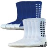 KEESOX 4 Pairs Anti Slip Soccer Socks/Non Slipping Basketball Socks/Sport