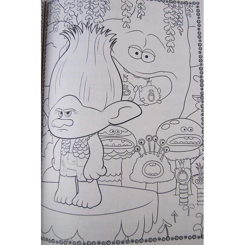 Kelllelldaaa Trolls Hug Me Coloring and Activity Book