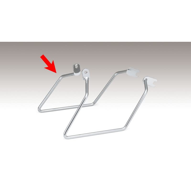 キジマ(Kijima) バイクパーツ サイドバッグサポート スチール製 SR400/500 クロームメッキ仕上げ 左側用 210-461