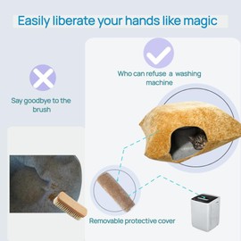 CROOOLTRRY Peekaboo Cat Cave Small Square Tunnel pet House, Comes with Two Protective Covers as a Gift