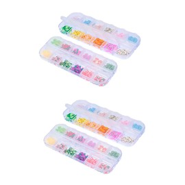 Healeved Nail Art Decoration Soft Slices for Stunning Nail Designs Colors of Fruit Random Animal Styles for Creative Art Decals