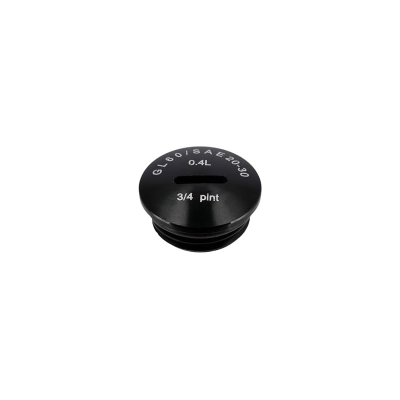 Locking Screw Black Anodised Aluminium (Oil Filling Hole) with O-Ring