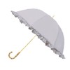 PT Full Blackout Deep Folding Long Umbrella 55/Ruffle Lilac Gray,