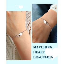 UNGENT THEM Gifts for Sister, Sister Christmas Birthday Gifts Ideas, 2 Sisters Gifts from Sister Bracelets for Women
