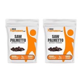 BulkSupplements 벌크서플리먼트 쏘팔메토 파우더 분말 1KG 2팩 BulkSupplements Saw Palmetto Powder 1KG 2 Packs