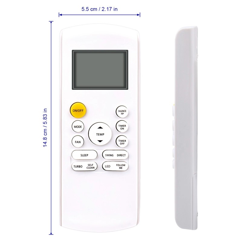 For Midea/MrCool/Senville Replacement Remote for Midea MrCool Frimec Klimaire A/C