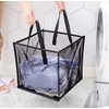 Pop Up Laundry Baskets - Mesh Collapsible Laundry Hampers Storage